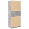 vidaXL Kleiderschrank Betongrau 80x50x200 cm Holzwerkstoff