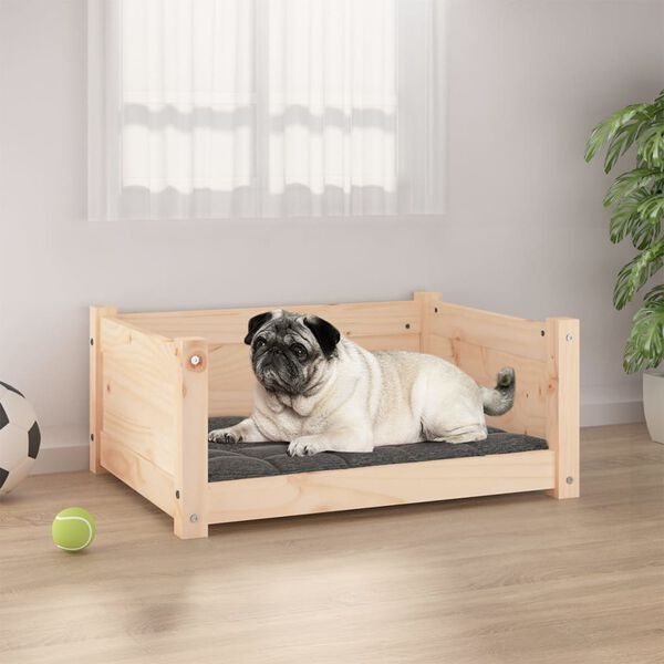 vidaXL Hundebett 65,5 x 50,5 x 28 cm Massivholz Kiefer