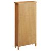 vidaXL Schrank 50x22x110 cm Massivholz Eiche
