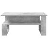 vidaXL Couchtisch Beton Grau 90 x 50 x 40 cm Holzwerkstoff