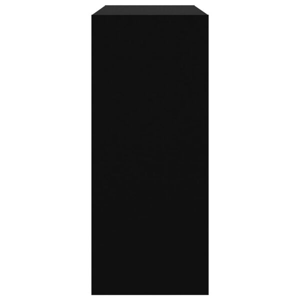 vidaXL Bücherregal/Raumteiler Schwarz 80x30x72 cm