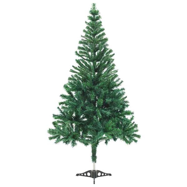 vidaXL K&uuml;nstlicher Weihnachtsbaum Beleuchtung Kugeln 120cm 230 Zweige