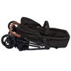 vidaXL 3-in-1 Kinderwagen Anthrazit und Schwarz Stahl