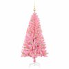 vidaXL Weihnachtsbaum mit 150 LEDs mit Ständer Rosa 150 cm PVC