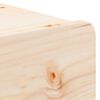 vidaXL Nachttisch 2 pcs Braun 44 x 32,5 x 40 cm Massivholz Kiefer