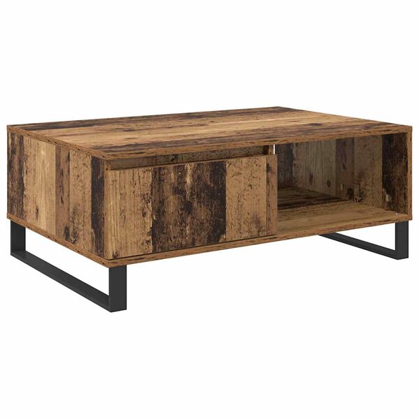 vidaXL Couchtisch Altholz 90 x 60 x 35 cm Holzwerkstoff