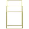 vidaXL Handtuchst&auml;nder Golden 48x24x79 cm Eisen