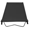 vidaXL Campingbett 180x60x19 cm Oxford-Gewebe und Stahl Schwarz