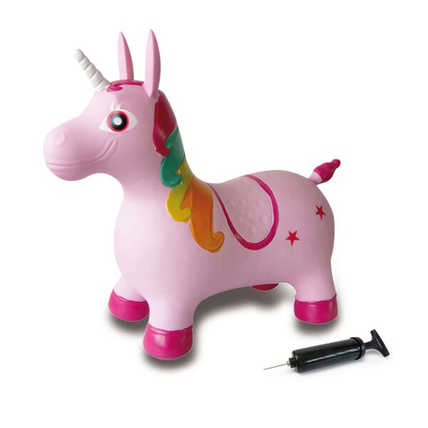 JAMARA H&uuml;pftier mit Pumpe Einhorn Rosa