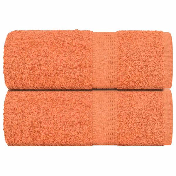 vidaXL G&auml;stet&uuml;cher FROGN 2 Stk. Orange 30x50 cm 360 g/m&sup2;