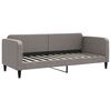 vidaXL Tagesbett Ausziehbar Taupe 80x200 cm Stoff