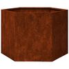 vidaXL Pflanzk&uuml;bel Rostig 60x60x45 cm Cortenstahl