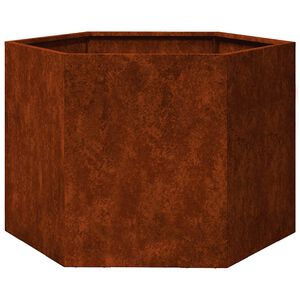 vidaXL Pflanzk&uuml;bel Rostig 60x60x45 cm Cortenstahl