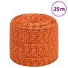 vidaXL Bootsseil Orange 8 mm 25 m Polypropylen
