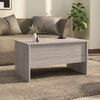 vidaXL Couchtisch Grau Sonoma 80x50x42,5 cm Holzwerkstoff