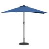 vidaXL Gartenparasol Azurblau 294 x 150 x 224 cm Stoff