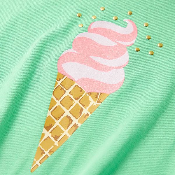 Kinder-T-Shirt Hellgrün 140