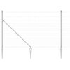 vidaXL Zaunpfosten Galvanisiert 25 x 1,5 m Stahl