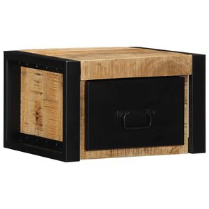vidaXL Nachttisch 40x35x25 cm Raues Mango-Massivholz