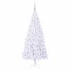 vidaXL Künstlicher Weihnachtsbaum Weiß 180 cm PVC und Stahl