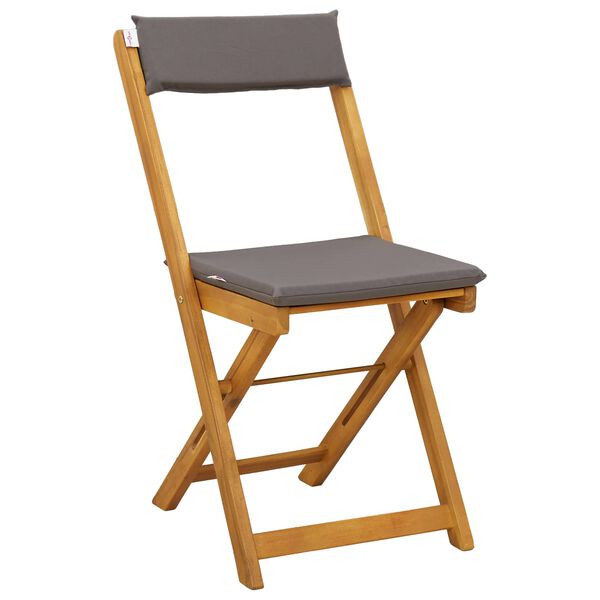 vidaXL Outdoor-Bistrost&uuml;hle 2 Stk. Massivholz Akazie