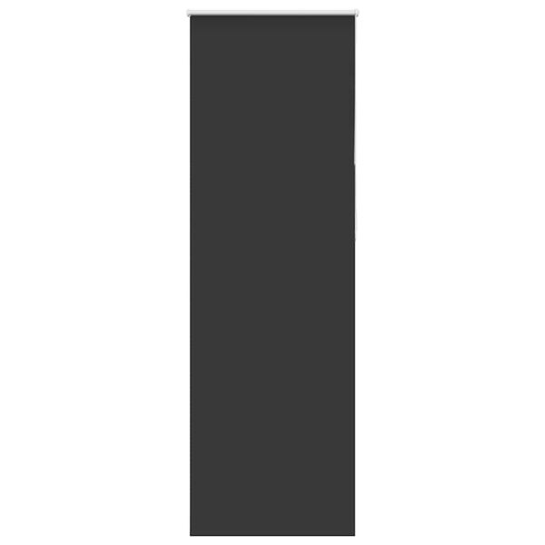 vidaXL Verdunkelungsrollo Schwarz 70x230 cm Stoffbreite 65,7 cm