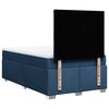 vidaXL Boxspringbett mit Matratze Blau 120x190 cm Stoff