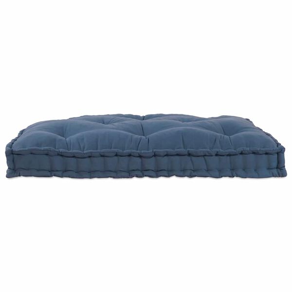 vidaXL Pallet Sofa Kissen Indigo 120 x 80 x 12 cm Stoff