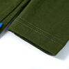 Kinder-Langarmshirt Dunkles Khaki 128