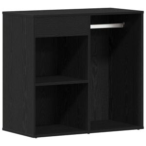vidaXL Kosmetikschrank mit Regal Schwarz Eichen-Optik 80 x 40 x 75 cm