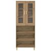 vidaXL Highboard Artisan-Eiche 69,5 x 34 x 180 cm