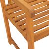 vidaXL Gartenbank Braun 110 x 56 x 90 cm Massivholz Akazie