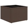 vidaXL 9-tlg. Garten-Sofagarnitur mit Kissen Braun Poly Rattan