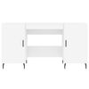 vidaXL Schreibtisch Wei&szlig; 140x50x75 cm Holzwerkstoff