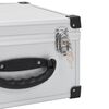 vidaXL CD-Koffer f&uuml;r 40 CDs Aluminium ABS Silbern