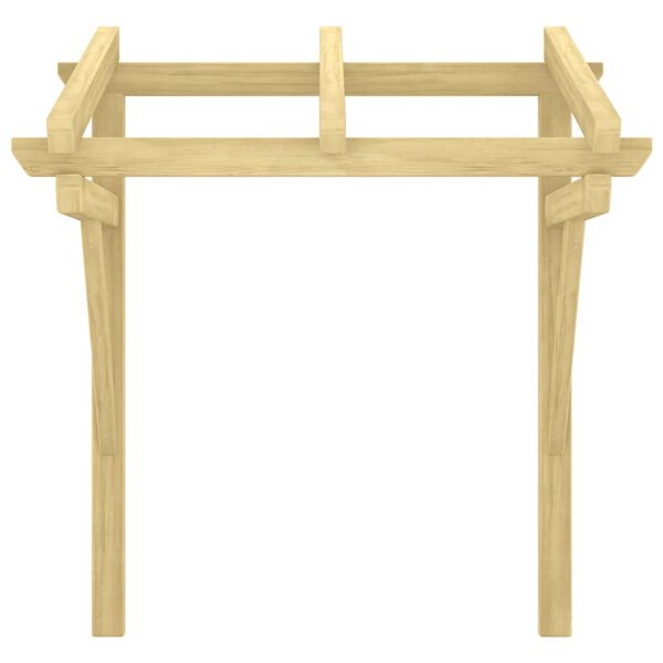 vidaXL T&uuml;rvordach 100x100x80 cm Massivholz Kiefer Impr&auml;gniert