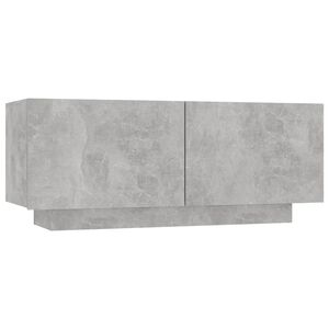 vidaXL TV-Schrank Betongrau 100x35x40 cm Holzwerkstoff