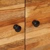 vidaXL Seitenschrank mit T&uuml;r Braun 60 x 33 x 75 cm Massivholz Mango