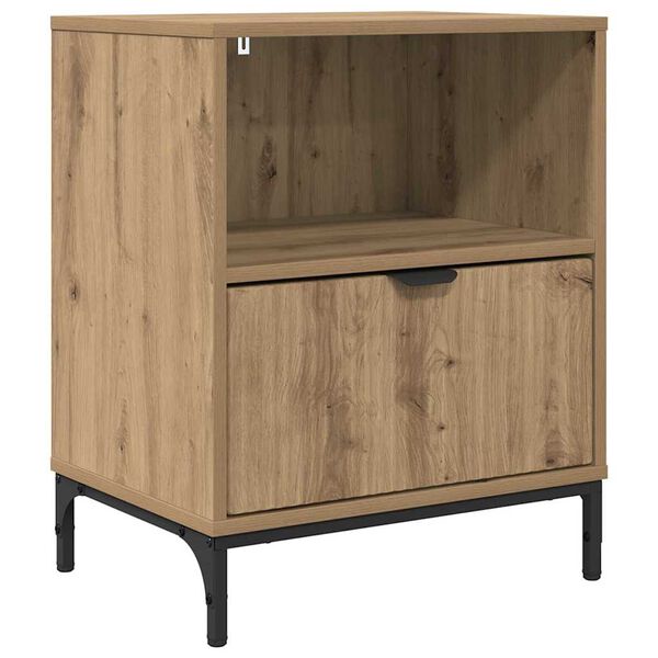 vidaXL Nachttisch Artisan-Eiche 49 x 36 x 61 cm Holzwerkstoff