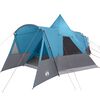 vidaXL Teepee Zelt mit Dach mit Speicher Blau 720 x 465 x 295 cm