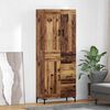 vidaXL Highboard mit Schubladen 2 pcs Altholz Holzwerkstoff