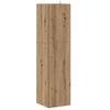 vidaXL Eckregal Artisan-Eiche 33x33x132 cm Holzwerkstoff