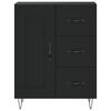 vidaXL Sideboard Schwarz 69,5x34x90 cm Holzwerkstoff