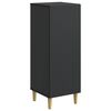vidaXL Sideboard Schwarz 33 x 34,5 x 90 cm Holzwerkstoff