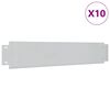 vidaXL Rasenkanten 10 Stk. Verzinkter Stahl 100 x 20 cm
