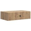 vidaXL Wandmontierter Beistelltisch 59 x 34,5 x 17 cm Holzwerkstoff