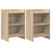 vidaXL Nachttische 2 pcs Sonoma-Eiche 40 x 30 x 60 cm Holzwerkstoff