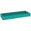 vidaXL Loggia Wandregale 2 Stk. Blau 40x15x4 cm MDF
