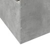 vidaXL Bettgestell mit Schubladen Betongrau 180x200 cm Holzwerkstoff