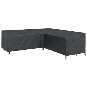 vidaXL M&ouml;belbezug 270 x 270 x 80 cm 210D Oxford Stoff L-Form Schwarz
